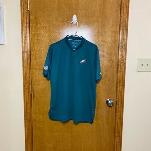 Philadelphia Eagles Nike Sideline Elite Coaches Performance Polo Midnight Green